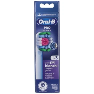 Afbeelding van Oral B Pro 3D White 3 stuk(s) Wit