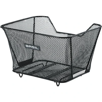 Afbeelding van Fietsmand Basil Lesto met WSL systeem 32 x 41 25 cm zwart