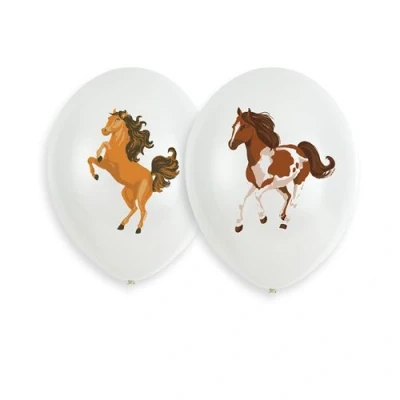 Image de Ballons Beaux Chevaux 28cm 6 morceaux