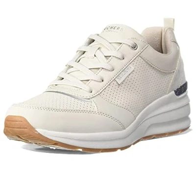 Afbeelding van Skechers Miljard subtiele vlekken BasketFemme, Leer Dura gebroken wit luipaard tri