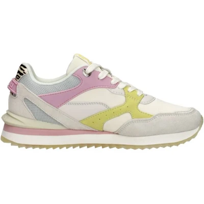 Afbeelding van Maruti DAWN Sneakers laag, Dames, Maat: 42, White yellow pink zebra Leer