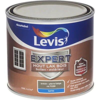 Afbeelding van Levis Expert lak buiten zijdeglans 0,5l arduin