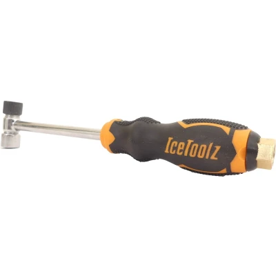 Afbeelding van Compressorhandvat IceToolz met schroefaansluiting