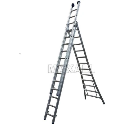 Afbeelding van Little Jumbo SuperPRO 3 delige Ladder 3x10 Sporten (blank aluminium)