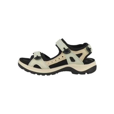 Afbeelding van ECCO Offroad Trekking Outdoorsandalen, Dames, Maat: 37, Matcha sand Nubukleer/ textiel
