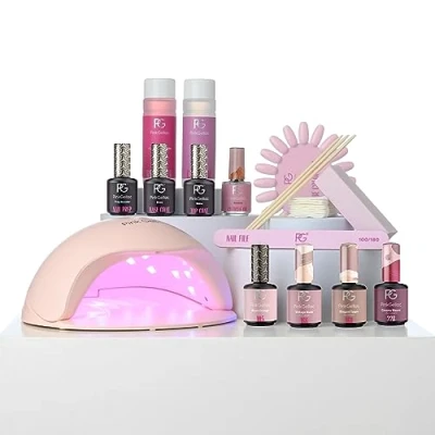 Afbeelding van Pink Gellac Premium Uncovered Starterspakket Gel Nagellakset