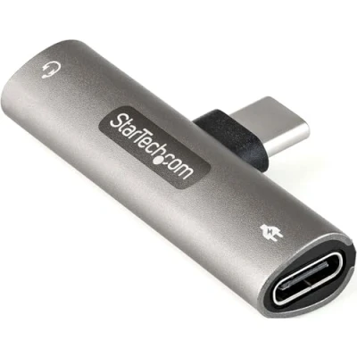 Afbeelding van Adapter USB C naar Jack 3.5 mm Startech CDP235APDM Zilverkleurig