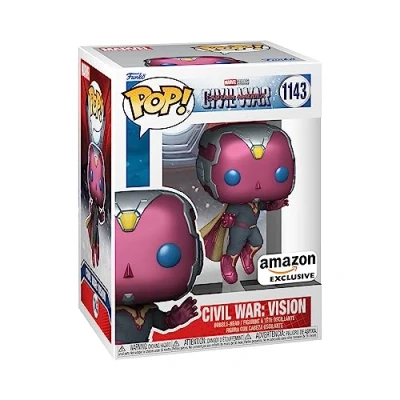Afbeelding van Funko Pop! Marvel Civil War Captain America : Vision #1143 Exclusive