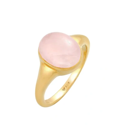 Afbeelding van Elli EYE Catching Ring goldcoloured, Dames, Maat: 56, Gold coloured
