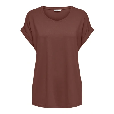 Afbeelding van ONLY Onlmosternoos JRS Tshirt basic, Dames, Maat: XS, Henna