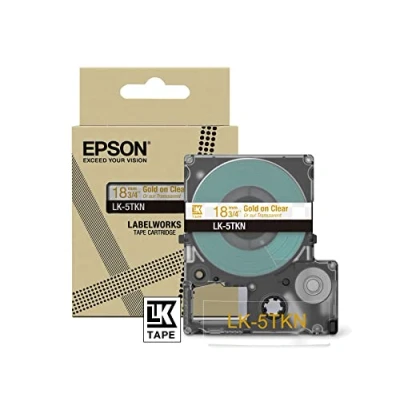Afbeelding van Epson LK 5TKN Goud, Transparant