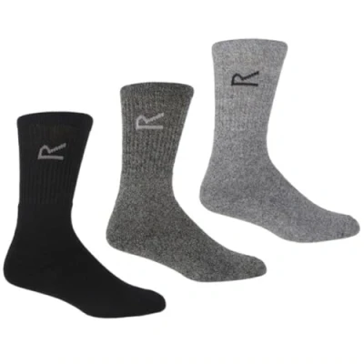 Afbeelding van Regatta Mens 3 Socks/ Box Wandelsokken Mannen Grijs