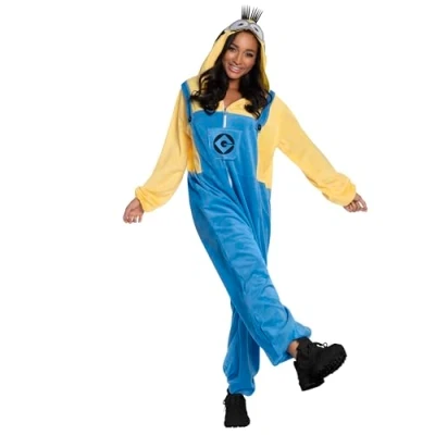 Afbeelding van Rubies 1001772L XL000 Minon Jumpsuit voor volwassenen, motief Minion, meerkleurig, L/XL