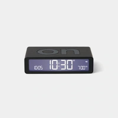 Afbeelding van Lexon Flip Classic Omkeerbare LCD wekker zwart