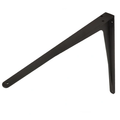 Afbeelding van Wovar Plankdrager Zwart Herakles Aluminium 500 x 450 mm Per Stuk