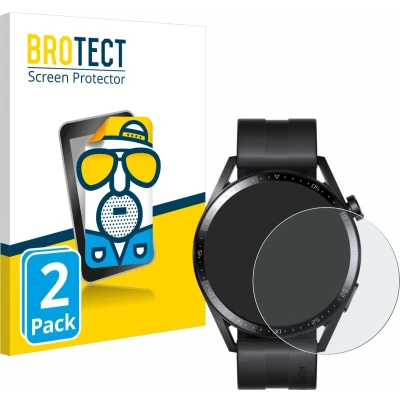 Afbeelding van BROTECT Screenprotector voor Huawei Watch GT 3 (46 mm) Folie Beschermfolie matte (2 Stuks)