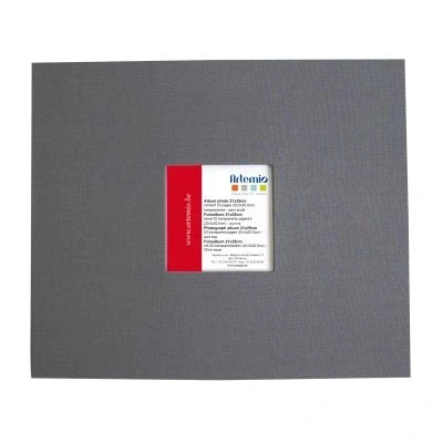 Image de Album avec fenêtre Anthracite 215 x 255 20 pochettes