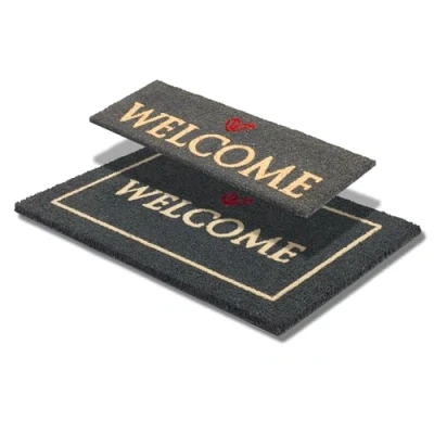 Afbeelding van ASTRA Welcome Deurmat voor binnen, antislip, kokosmat, antibacterieel, afmetingen 25 x 75 cm en 40 60 cm, 100% kokos