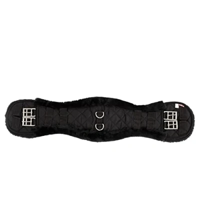 Afbeelding van Premiere Dressuursingel Synthetisch Schapenvacht Zwart 40cm