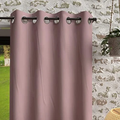 Image de Rideaux à œillets Bohème rose 135x180 cm