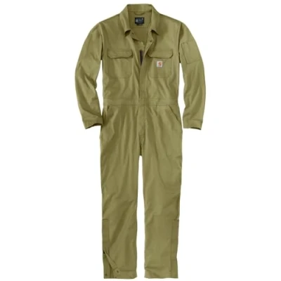 Afbeelding van Carhartt Overall van flexibel en robuust zeildoek, voor heren, Donkere Khaki