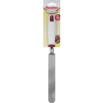 Afbeelding van Metaltex Flexibele Spatel Dolceforno 34 Cm Rvs Wit/rood/zilver