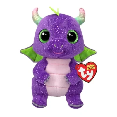 Afbeelding van Ty Beanie Boo Daphne Purple Dino 15 cm
