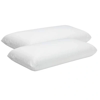 Afbeelding van Pikolin Home Set van 2 visco elastische hotelkussens Hypoallergeen, dubbele hoes, hoge sterkte, zijslaapkussen, ademend en zacht, 90 x 35 cm