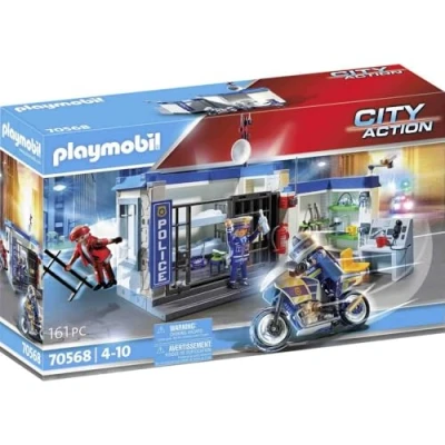 Image de Playmobil City Action 70568 police Poste de et cambrioleur