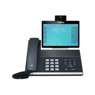 Image de Yealink VP59 Visiophone IP avec appareil photo numérique, Interface Bluetooth ID d&#039;appelant IEEE 802.11a/b/g/n/ac (Wi Fi) / 4.2 à 5 voies capacité d&#039;appel SIP, SIP v2, SRTP gris classique