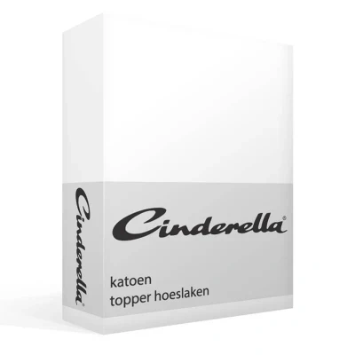 Afbeelding van Cinderella Weekend Topper Hoeslaken tot 15 cm matrashoogte Katoen 200x210 Wit