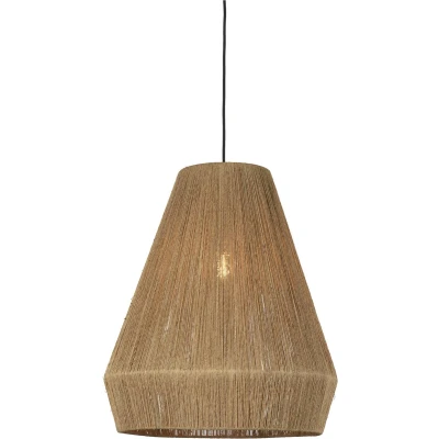 Afbeelding van GOOD&amp;MOJO Hanglamp Iguazu Jute Ø50cm Bruin