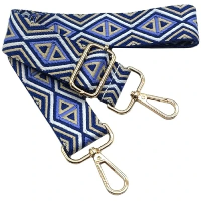 Afbeelding van Kleurrijke verstelbare schouderriem voor damestassen, beige, schat, blauw, 80 130 cm, tasriem met gouden karabijnhaak, duurzaam schoudertas, gitaar, moderne tassen, accessoires, 3,8 1223