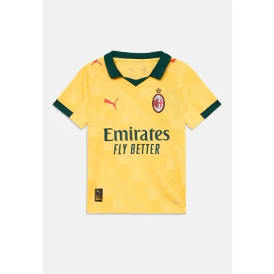 Afbeelding van AC Milan 25/26 derde voetbalshirt, Geel, Maat 5 6Y PUMA