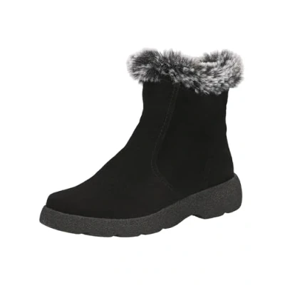 Afbeelding van Caprice dameslaarzen, plat, 9 25450 43, Zwart/kam
