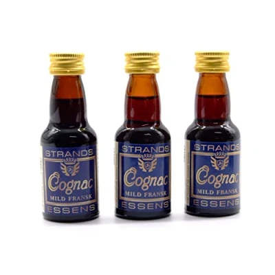 Afbeelding van Cognac 3 x 25 ml alcoholvrij extract essentie voor wodka aroma