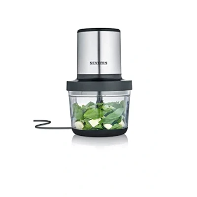 Afbeelding van Severin KM 3867 Hakmachine 400 W Zwart (mat), RVS (geborsteld), Glas
