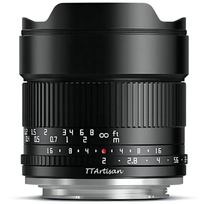 Afbeelding van TTArtisan 10mm F2 Asph. APS C voor M43 vatting, zwart