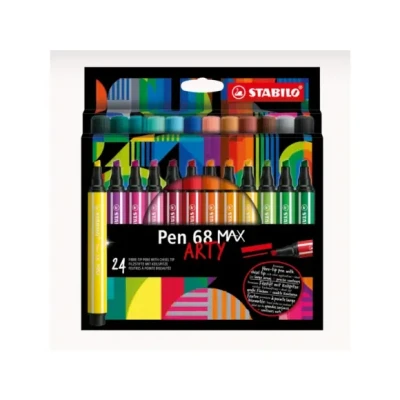Afbeelding van Viltstift STABILO Pen 68 Max Arty assorti etui à 24 stuks