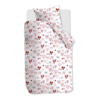 Afbeelding van Beddinghouse Kids Sweethearts dekbedovertrek Eenpersoons 100x135 Multi