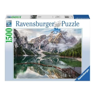 Afbeelding van Ravensburger puzzel Italian landscapes: Lake Braies Legpuzzel 1500 stukjes