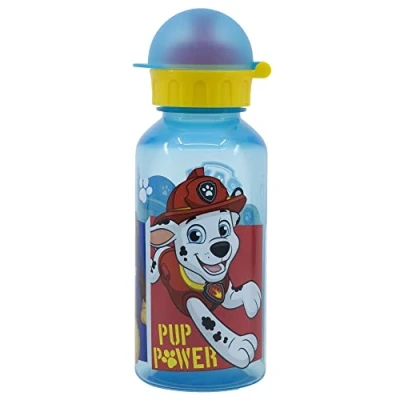 Afbeelding van Stor Paw Patrol Herbruikbare waterfles van kunststof met deksel, 370 ml