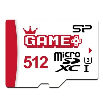 Afbeelding van Silicon Power Micro SD SDXC geheugenkaart met adapter compatibel Nintendo Switch 512 GB