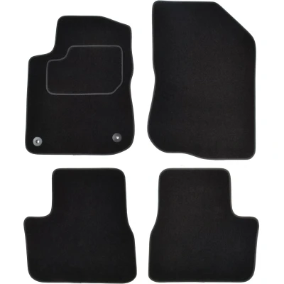 Afbeelding van MAMMOOTH A041 PGT85 PRM 01 Vloermatset Textiel voor en achter 4 Zwart PEUGEOT: 208 I Hatchback