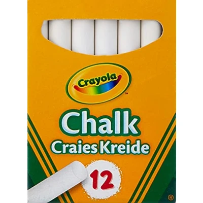 Afbeelding van Crayola Anti Stof Krijtjes 12 Stuks Wit