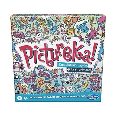 Afbeelding van Hasbro Gaming Pictureka! Cartoon Spiel Brettspiel fur Kinder Lustiges Familienspiel mehr als 6 Jahre