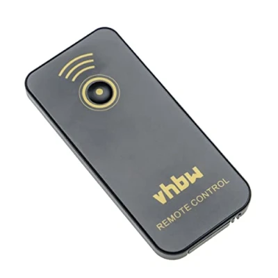 Afbeelding van vhbw IR afstandsbediening, compatibel met Nikon D3000, D3200, D3400, D40, D40x, D50, D5000, D5100, D5200, D60, D600, D70 camera