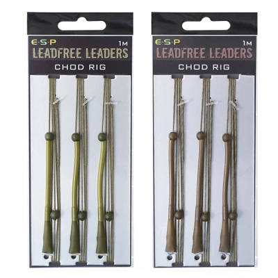 Afbeelding van ESP Lead Free Chod Rig Leader 1m Bruin OneSize