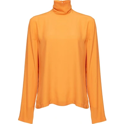 Afbeelding van Pinko oranje blouse Balda maat 40 (IT46)