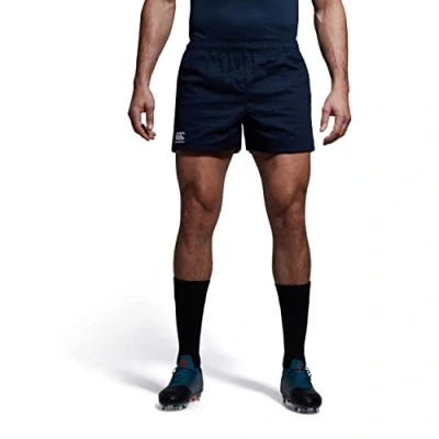 Image de Canterbury Professional Cotton Rugby Internal Drawstring &amp; Pockets Gym/Training Short Homme, Navy, 3XL